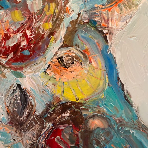 Original painting on canvas by  DorotaKormienkoArt 24x24x1inch - Picture 2 of 8